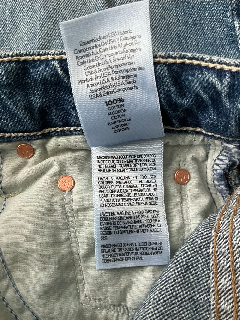 MOTHER SUPERIOR Jeans Reifler After Blue Size 24 - Picture 10 of 12